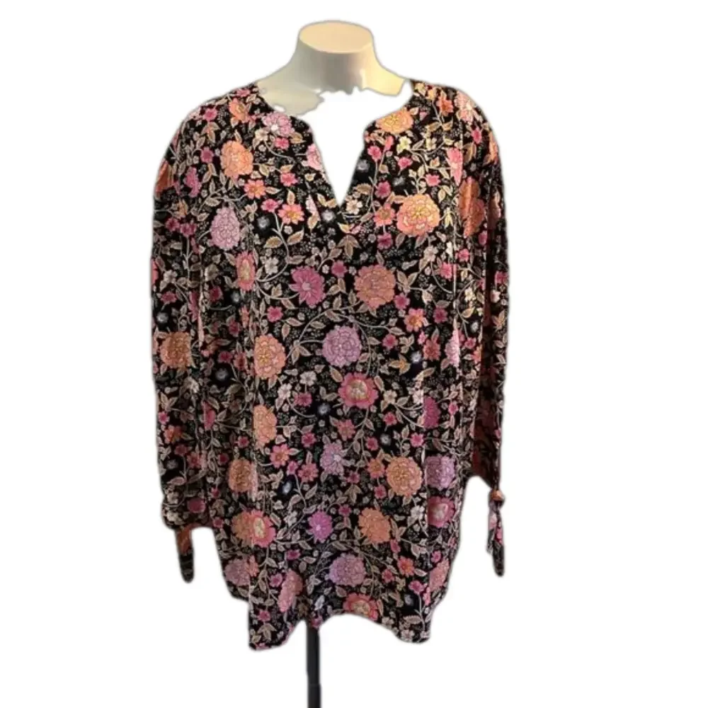 JNY Co floral Blouse SZ 2X NWT - Picture 6 of 9